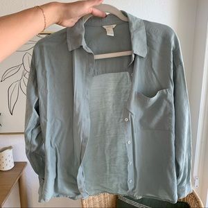 Forever 21 button up blouse